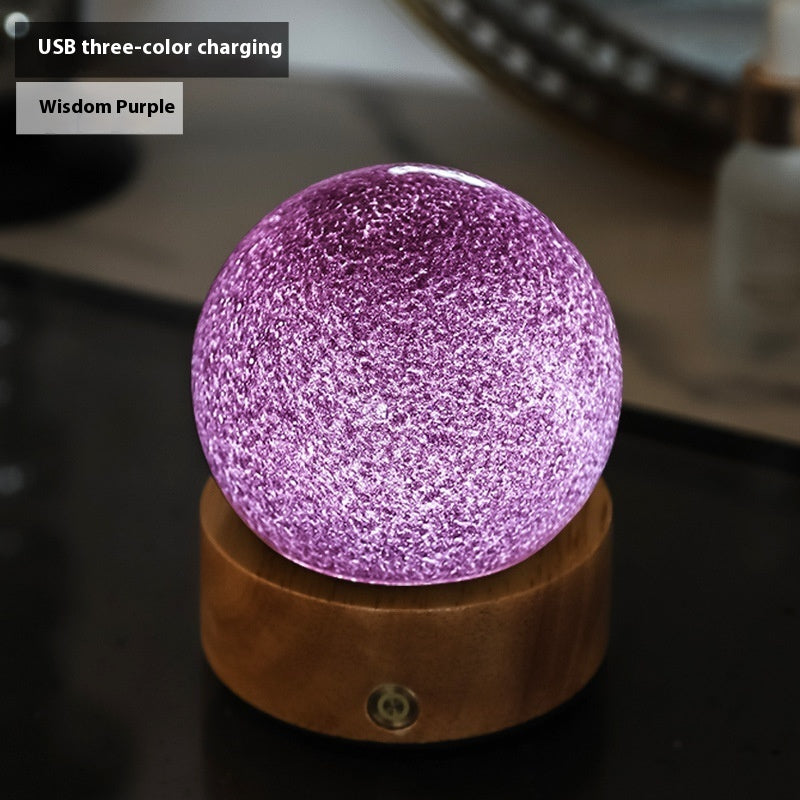 Solara Crystal Sphere Lamp