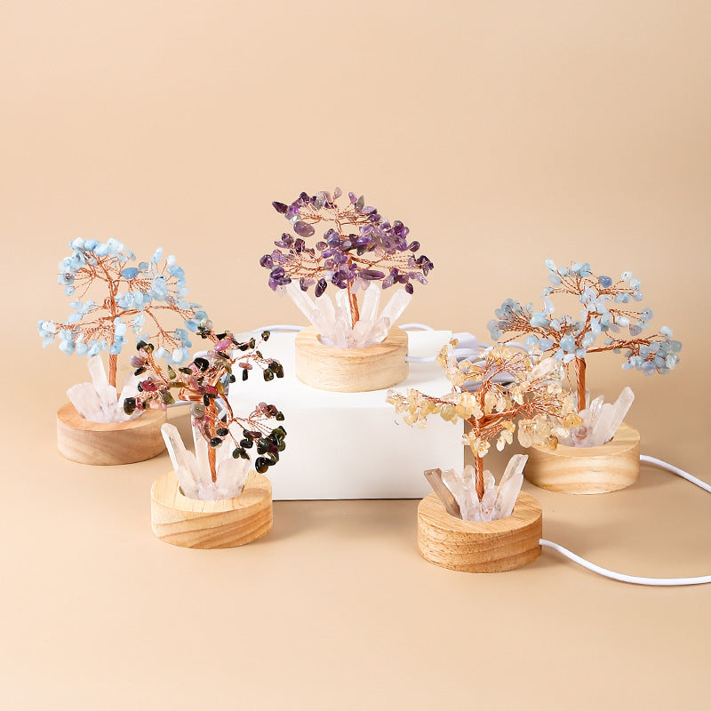 Crystalis Fortune Tree Lamp