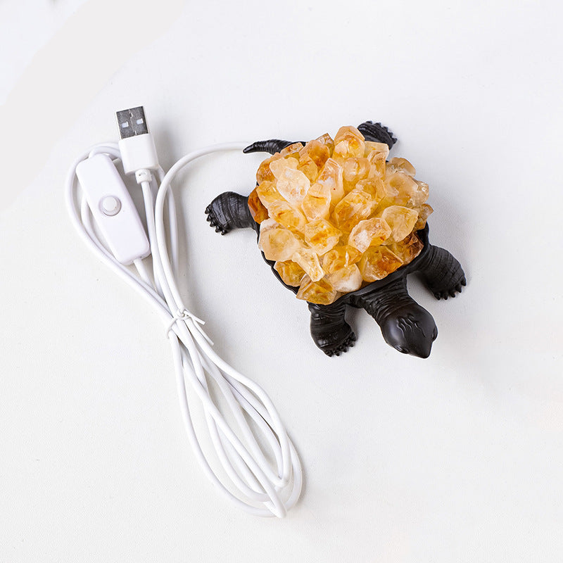 Amorelite Turtle Lamp