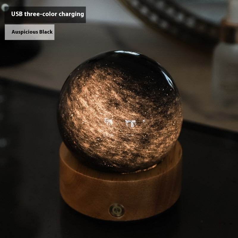 Solara Crystal Sphere Lamp