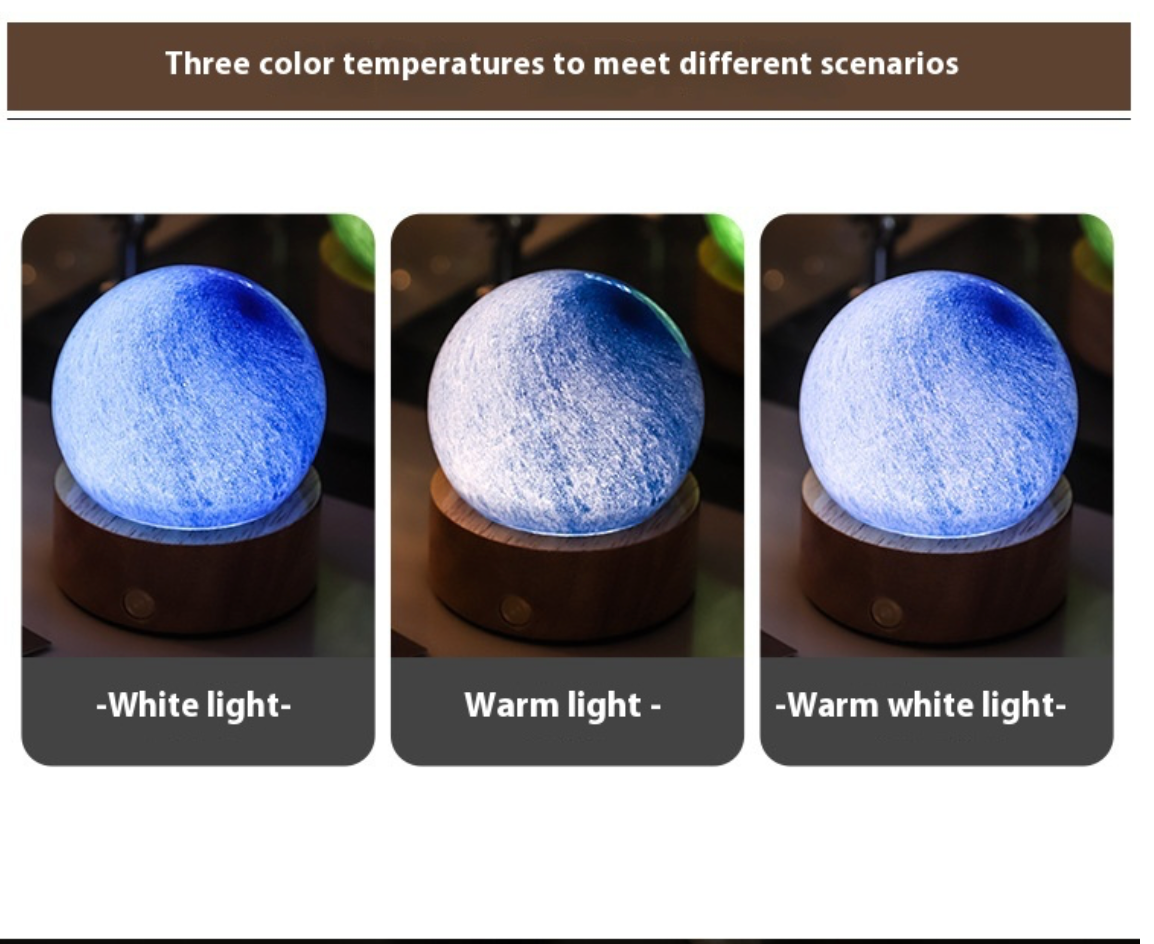 Solara Crystal Sphere Lamp