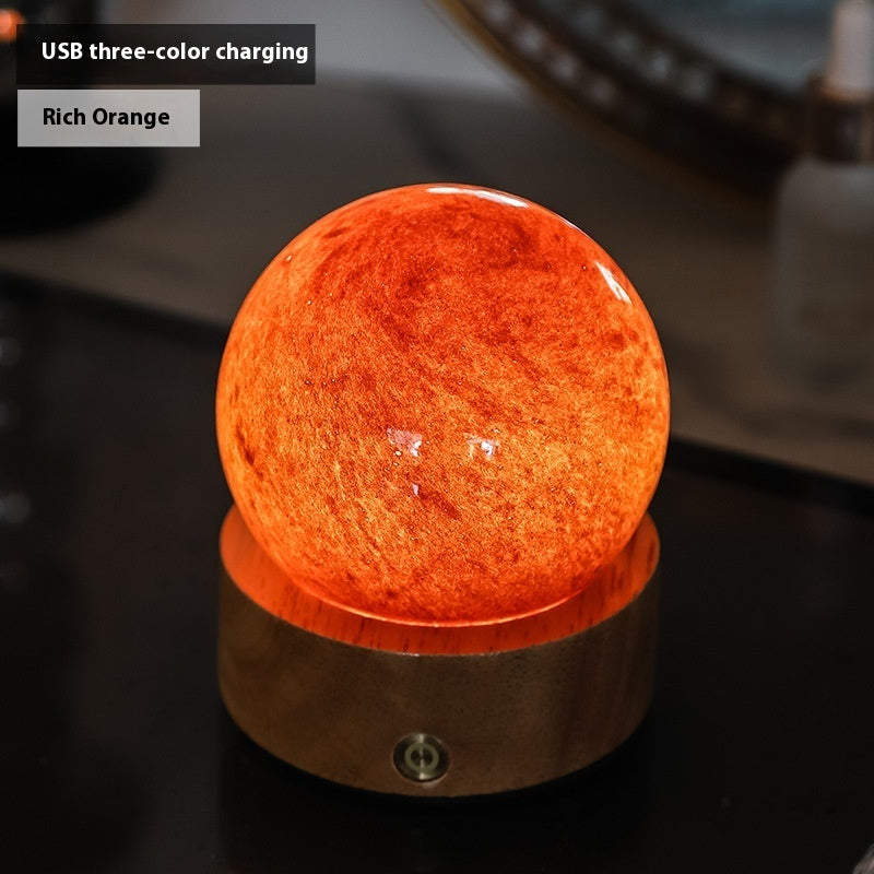 Solara Crystal Sphere Lamp