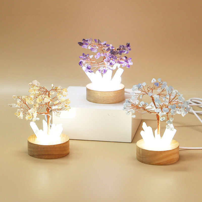 Crystalis Fortune Tree Lamp