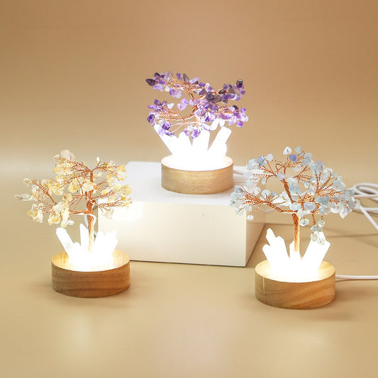 Crystalis Fortune Tree Lamp
