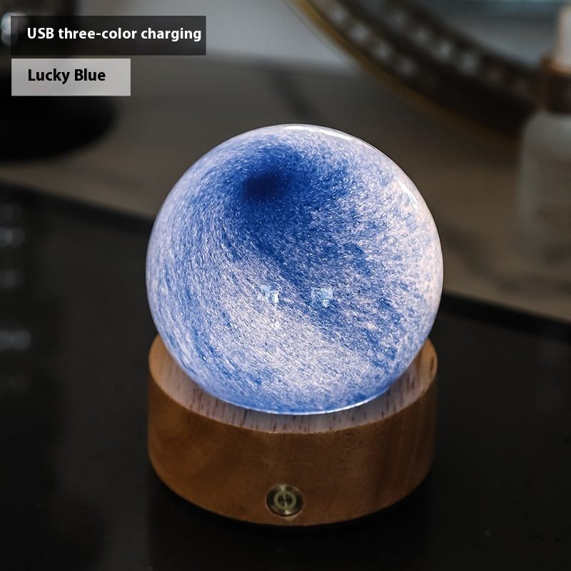 Solara Crystal Sphere Lamp