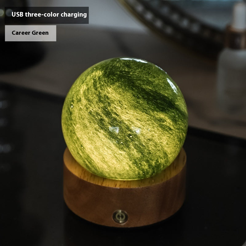 Solara Crystal Sphere Lamp