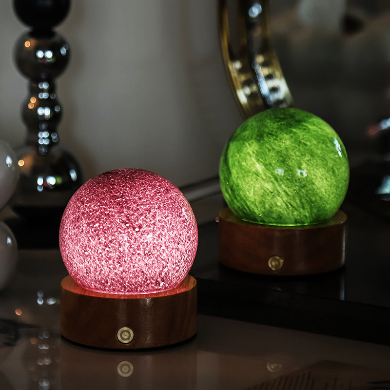Solara Crystal Sphere Lamp